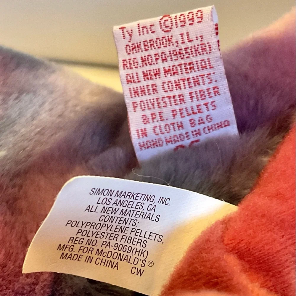 Ty Rex beanie buddy and teenie beanie pair
